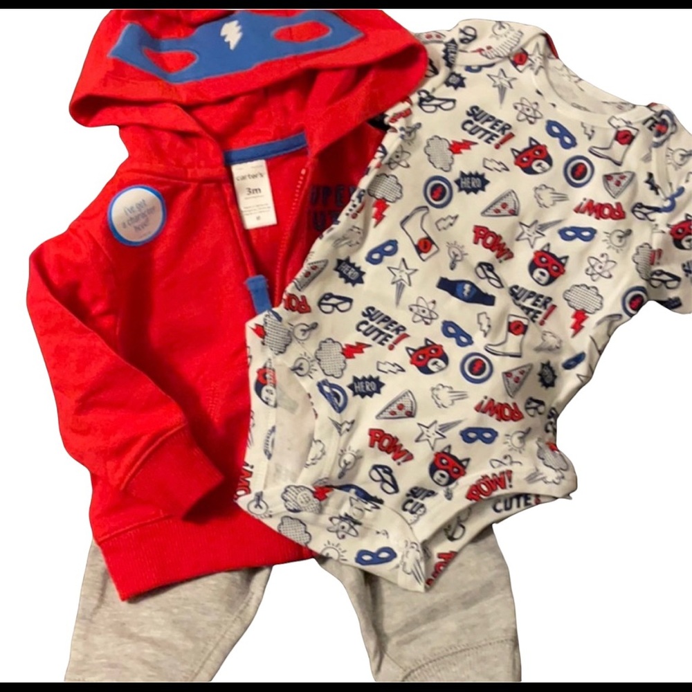 NWT Boutique-  CARTER’S 3 PC SET SUPER CUTE
